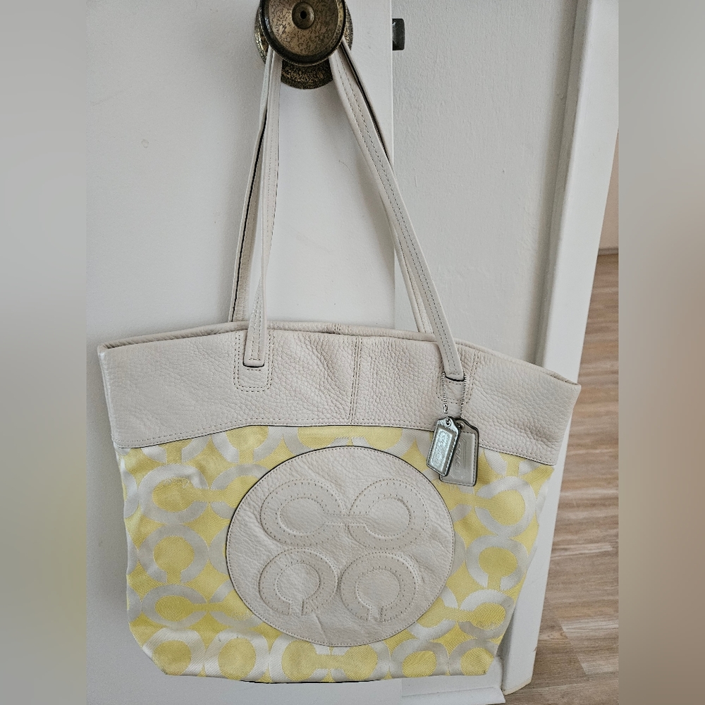 Vintage Coach Laura Op Art bag